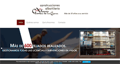 Desktop Screenshot of construccionesvicentegomez.com