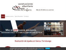 Tablet Screenshot of construccionesvicentegomez.com